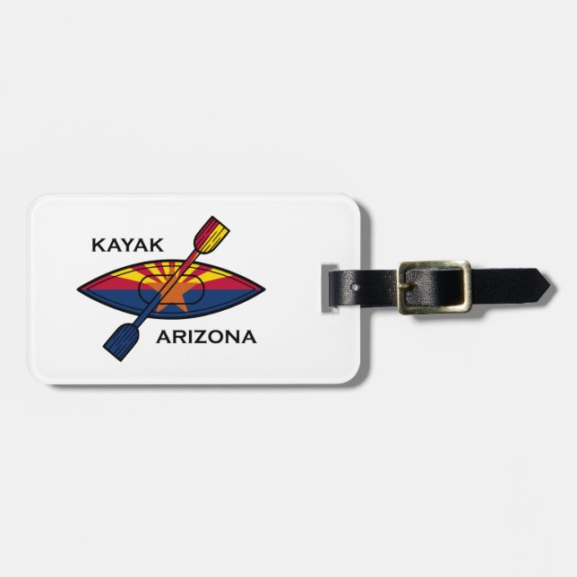 Kayak Arizona Flag Gepäckanhänger (Vorderseite horizontal)