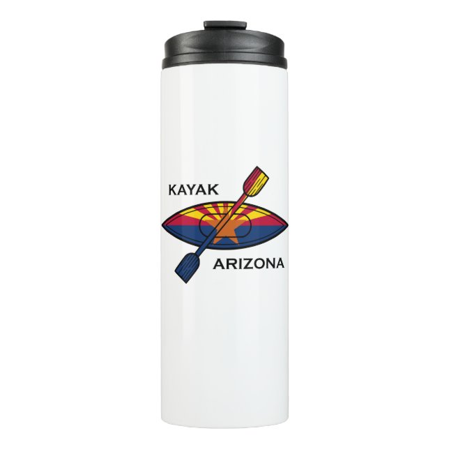 Kayak Arizona Flag Thermosbecher (Vorderseite)