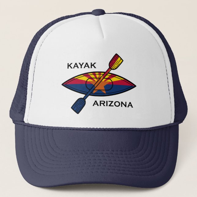 Kayak Arizona Flag Truckerkappe (Vorderseite)