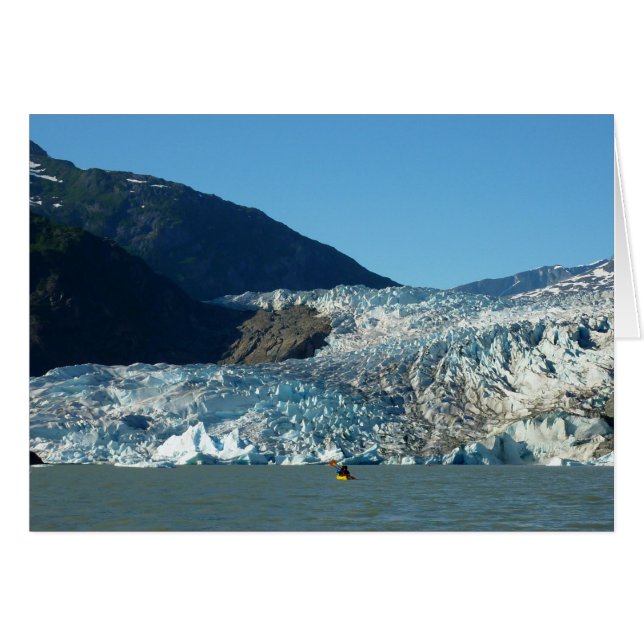 Kayak au glacier Mendenhall (Devant horizontal)