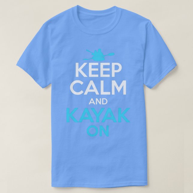 Kayak Canoe Fan Lover Sportgeschenk 15 T-Shirt (Design vorne)