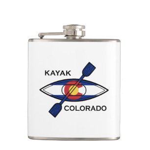 Kayak Colorado Flag Flachmann
