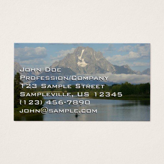 Kayak dans le Parc national de Grand Teton (Devant)