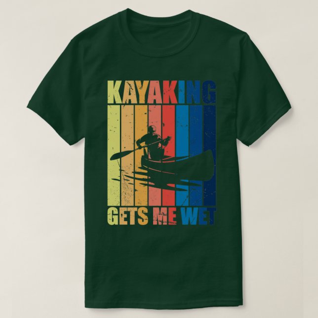 Kayak-Design für Kanufahrer oder für das Rudertrai T-Shirt (Design vorne)