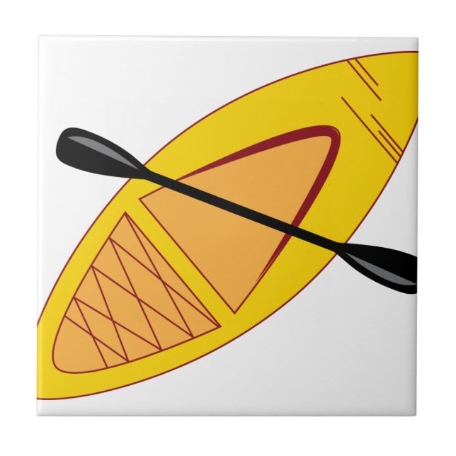 Kayak Fliese (Vorderseite)