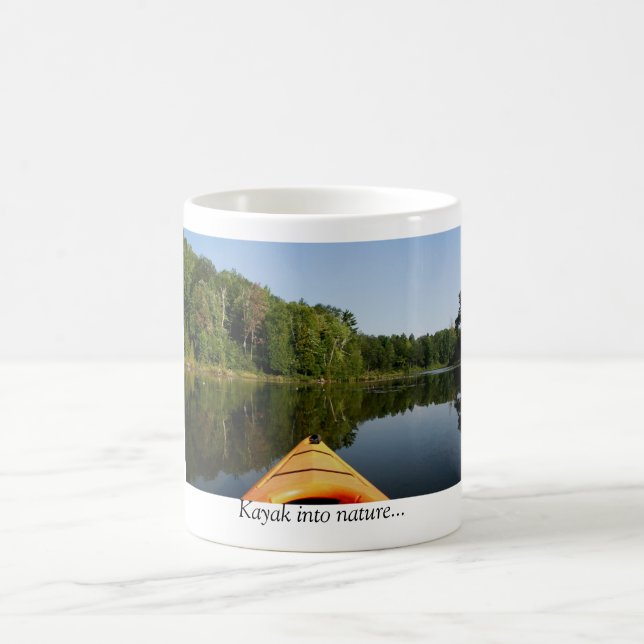 Kayak in Natur… Kaffeetasse (Mittel)