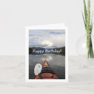 Kayak Journey; glücklich zum Geburtstag Karte