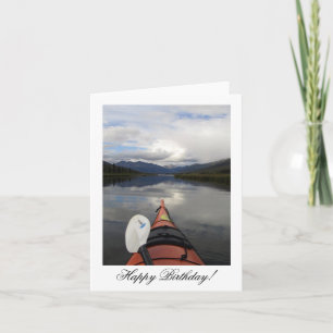 Kayak Journey; glücklich zum Geburtstag Karte