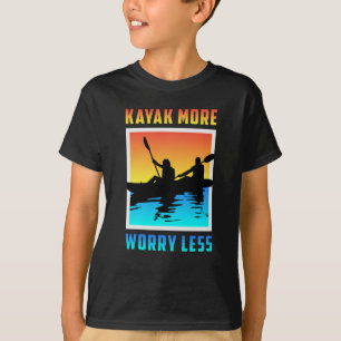 Kayak Kayaking Canoe Canoeing Paddle Funny Geschen T-Shirt