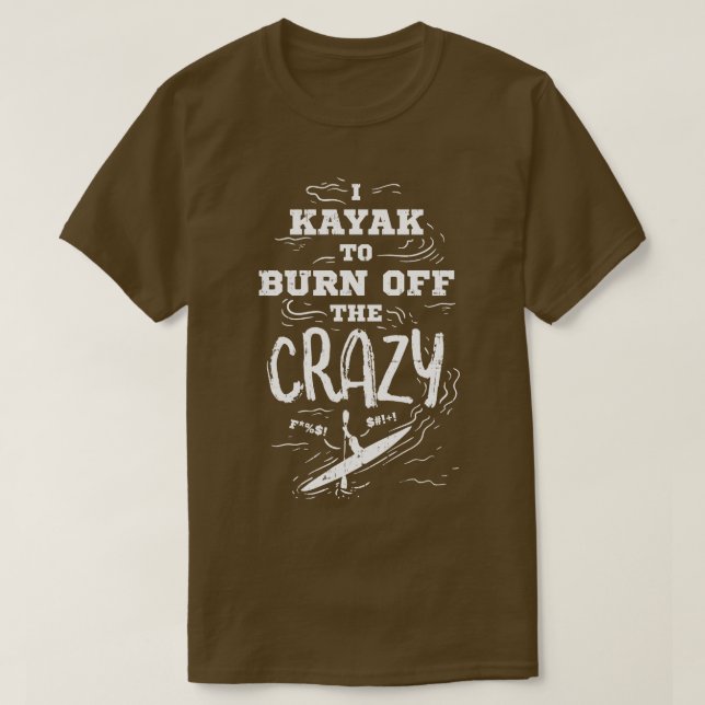 Kayak Kayaking T-Shirt (Design vorne)