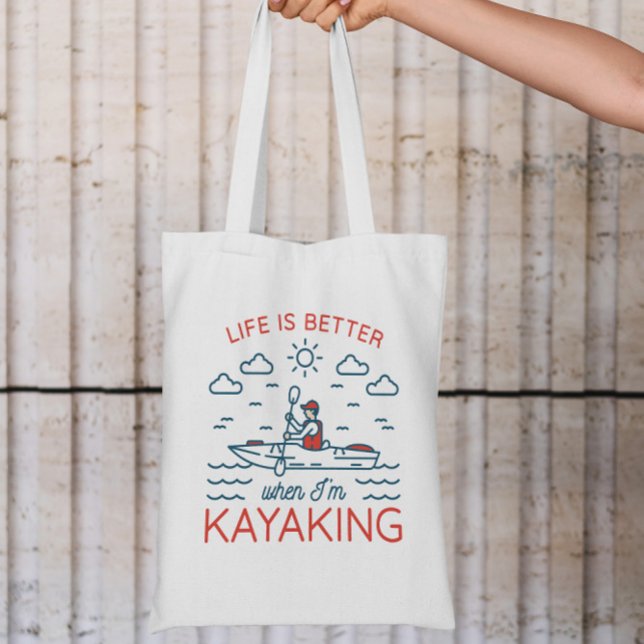 Kayak Liebe Zitat Tragetasche (Von Creator hochgeladen)