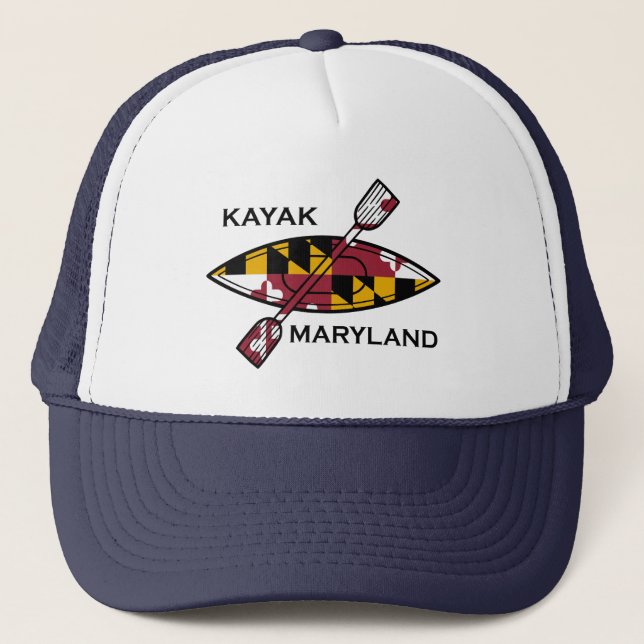 Kayak Maryland Truckerkappe (Vorderseite)