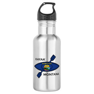 Kayak Montana Flag Edelstahlflasche