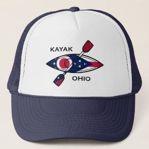 Kayak Ohio Flag Truckerkappe