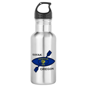 Kayak Oregon Flag Edelstahlflasche