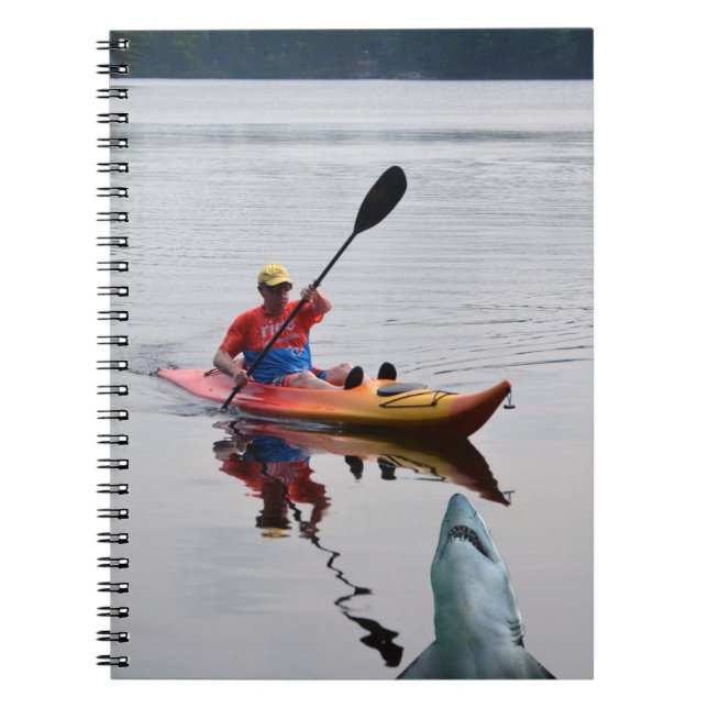 Kayak, pataugeoire, requin, carnet de campagne (Devant)