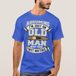 Kayak Pensioner White Water Rudern Weißes Wasser 4 T-Shirt