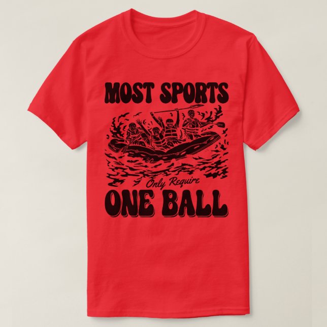 Kayak Rafting Paddling Kanu Paddel T-Shirt (Design vorne)