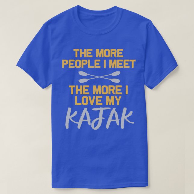 Kayak Rowing 3 T-Shirt (Design vorne)