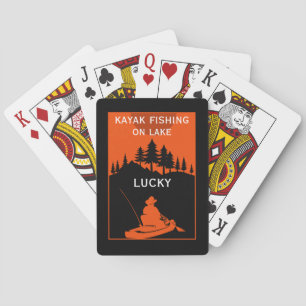 Kayak See- und Flussfischerei Spielkarten