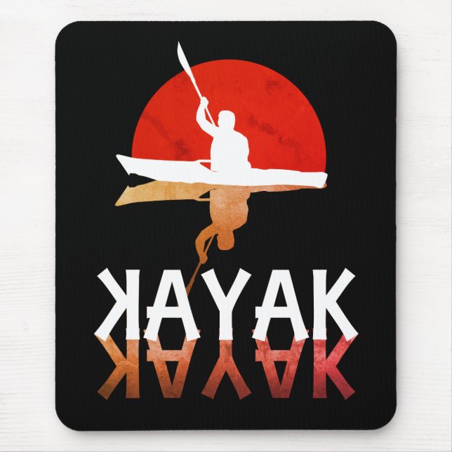 Kayak Sunset Mousepad (Vorne)