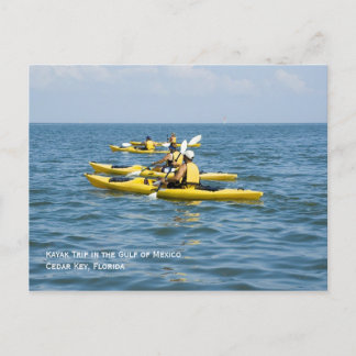 Kayak Trip Postcard Postkarte