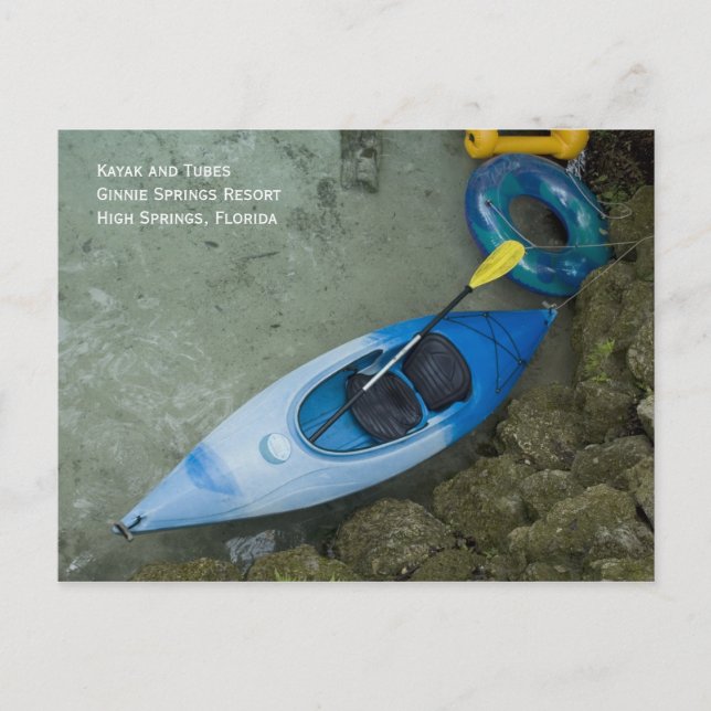 Kayak & Tubes Postkarte (Vorderseite)