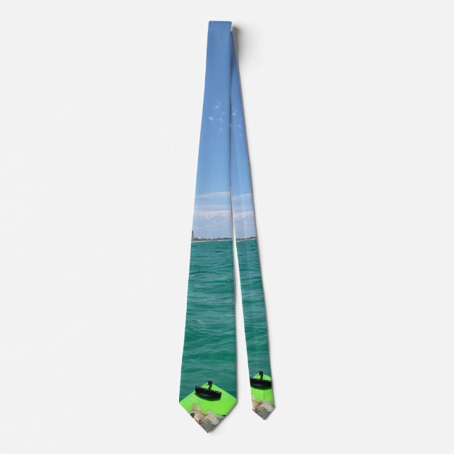 Kayak View Ocean Krawatte (Vorderseite)