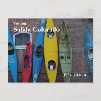 Kayak Wall Postkarte