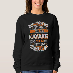 Kayak Wassersportboot Tretboot Kanu Kayak Paddlin Sweatshirt
