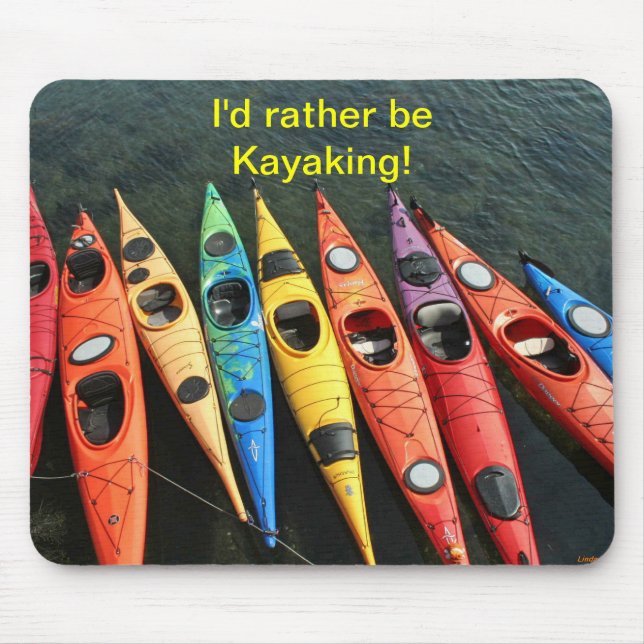 Kayak-Welt Mousepad (Vorne)