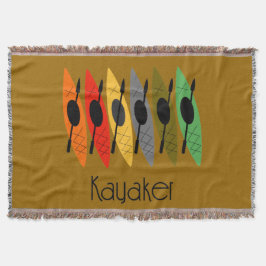 Kayaker gesponnenes umfassendes Brown Decke