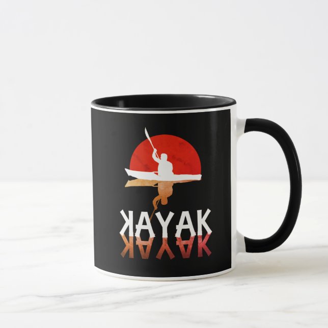 Kayaker Graphic Design | Kayak Tasse (Rechts)