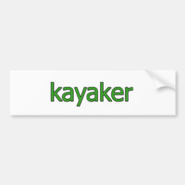 Kayaker-Logo Autoaufkleber
