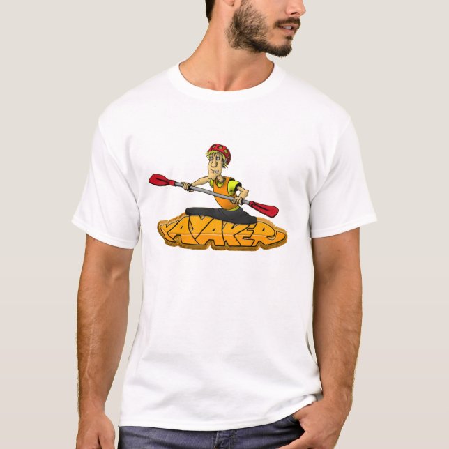 Kayakergraffiti-T - Shirt (Vorderseite)