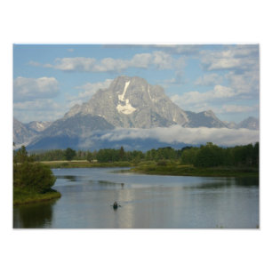 Kayakfahren im Grand-Teton-Nationalpark Fotodruck