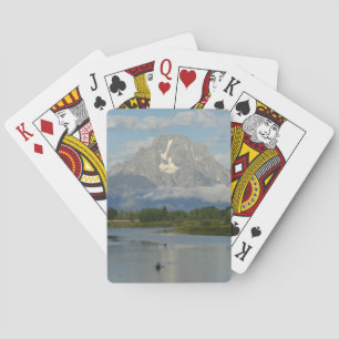 Kayakfahren im Grand-Teton-Nationalpark Spielkarten