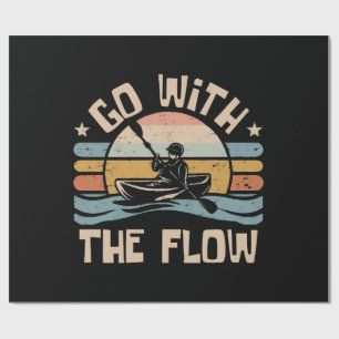 Kayakfahren-lustig Geschenkpapier