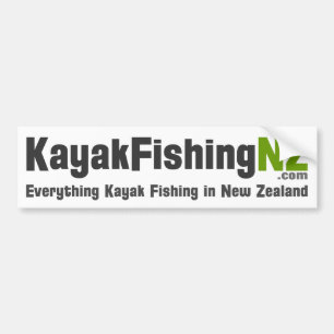 KayakFishingNZ.com-Aufkleber Autoaufkleber