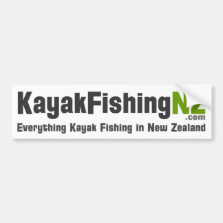 KayakFishingNZ.com-Aufkleber Autoaufkleber