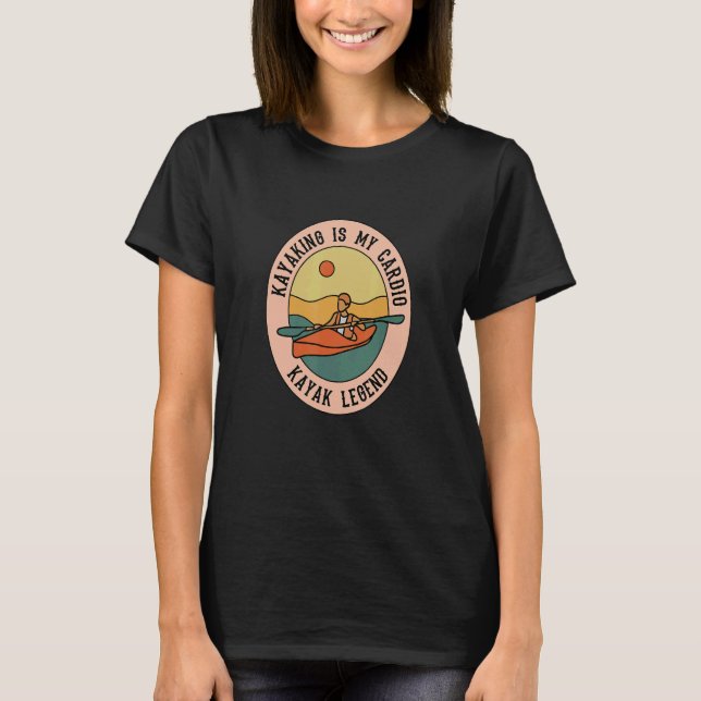 Kayaking as Cardio Canoe   Kayak Wildlife T-Shirt (Vorderseite)