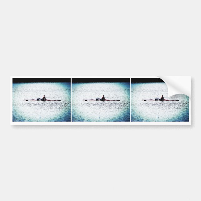 Kayaking Autoaufkleber (Vorne)