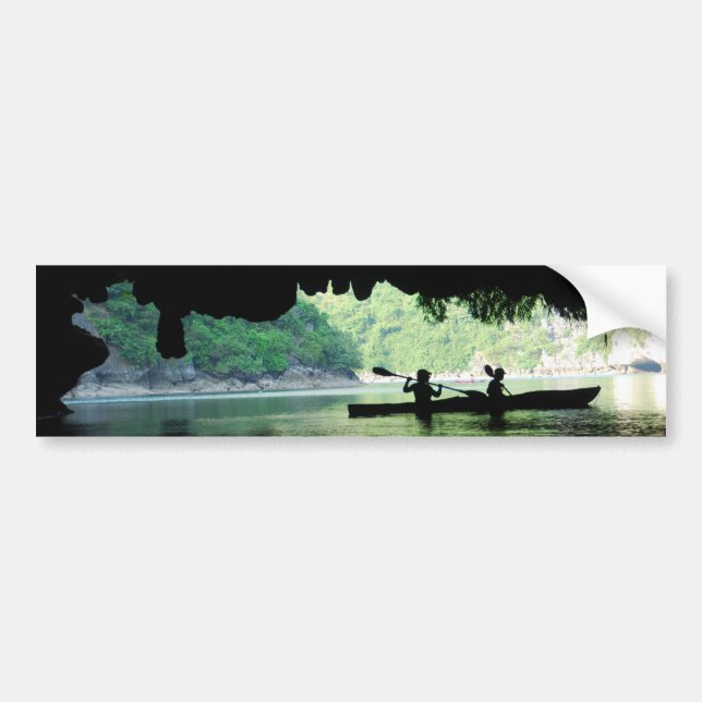 Kayaking Autoaufkleber (Vorne)