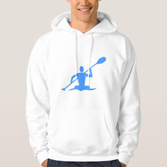 Kayaking - Baby Blue Hoodie (Vorderseite)
