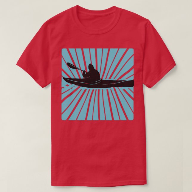 Kayaking bekommt mir nasse Geschenke T-Shirt (Design vorne)