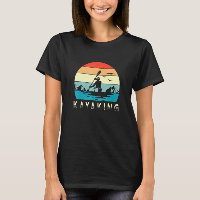 Kayaking Canoeing Camping T-Shirt (Vorderseite)