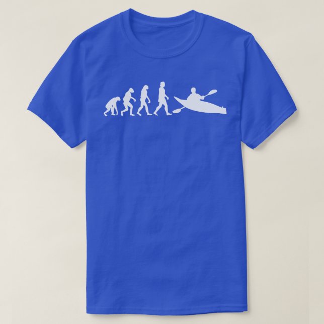 Kayaking Canoeing Evolution T-Shirt (Design vorne)