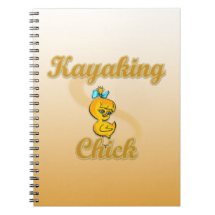 Kayaking Chick Notizblock