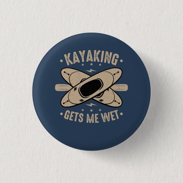 Kayaking fühlt sich wohl button (Vorderseite)