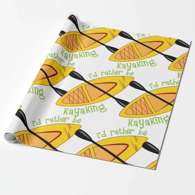 Kayaking Geschenkpapier (Ungerollt)